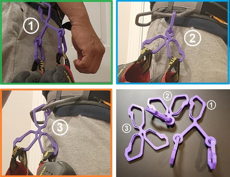 #0174 Rock Climbing Shoe Carrier [3 variants to choose from]