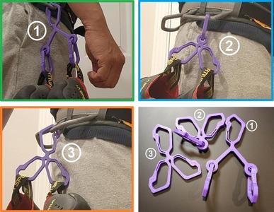 #0174 Rock Climbing Shoe Carrier [3 variants to choose from]