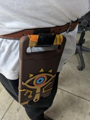 Belt Hook for 3D Printed Sheikah Slate Phone Case