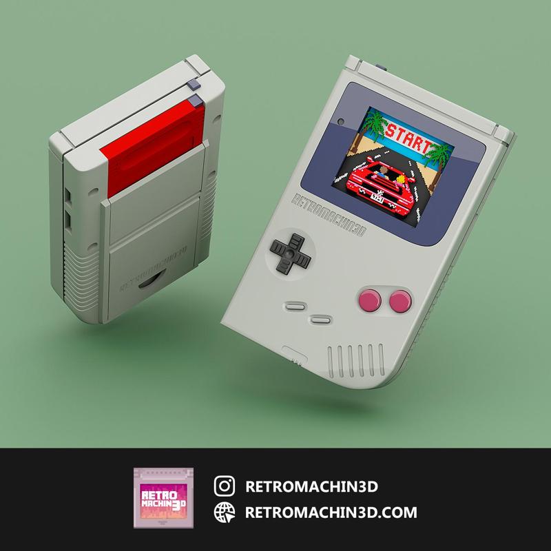GB Classic Display (No support, 3MF included)