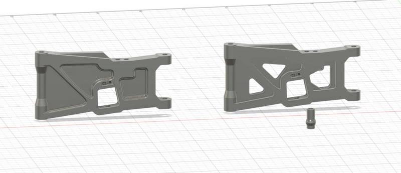 Front lower arm DBX10 - ZD Racing