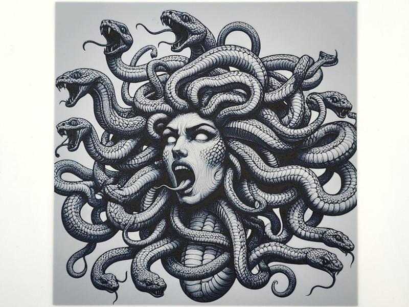 Medusa - Greek Mythology - Hueforge