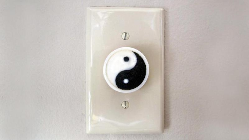 Dualstrusion Yin-Yang Dimmer Knob