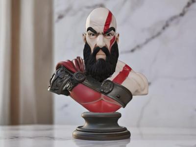 Bust Kratos (God of War)