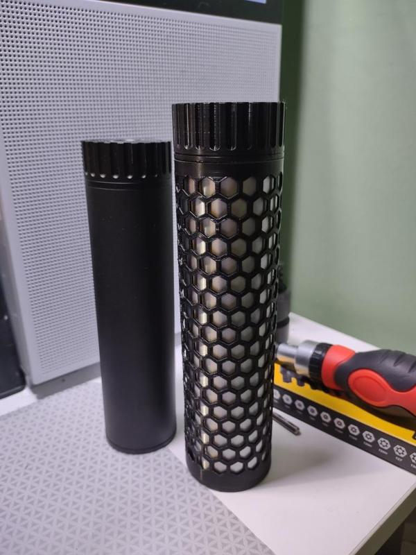 Hexagonal Mesh Airsoft Suppressor