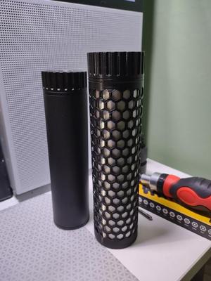 Hexagonal Mesh Airsoft Suppressor