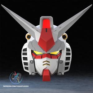 RX-78-2 Gundam Helmet 3D Printer File STL