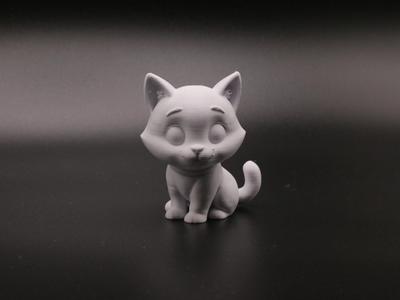 Sweet Cute Cat Figure