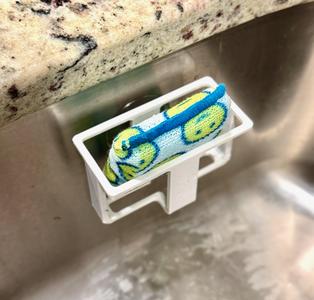 In-sink sponge holder