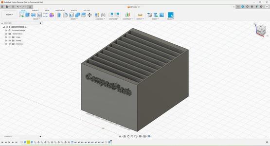 CompactFlash holder