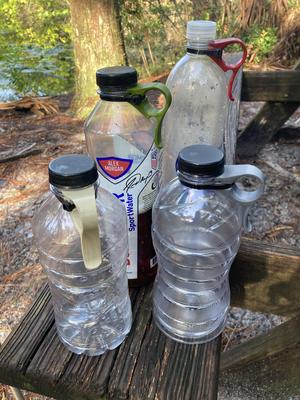 Ultralight Backpacking Waterbottle Loop/Hook