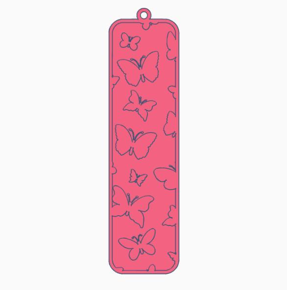 Butterfly Bookmark 3.stl