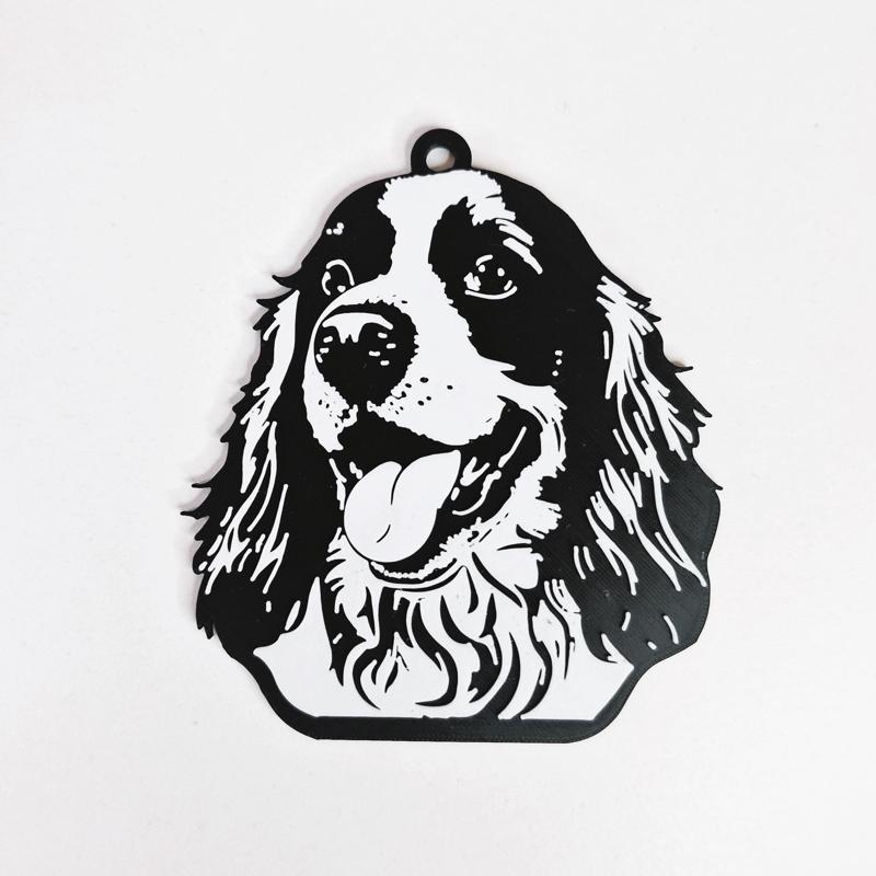 Cocker spaniel keychain