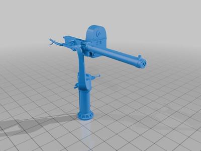 US Navy Browning .50 Cal, M2, Water-Cooled, Pedestal Mount