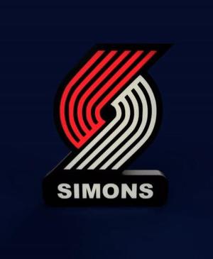 Portland Trail Blazers Sign - LED Strip Compatible