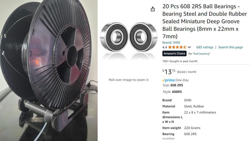 150g Sturdy  1-3KG spool holder