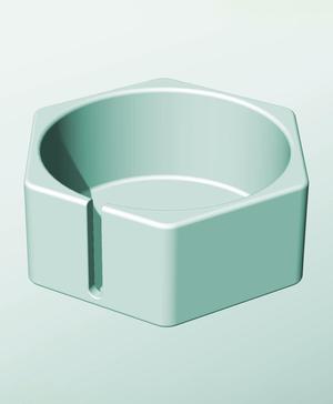 CH162-75-S Stackable slotted component box for creative makers