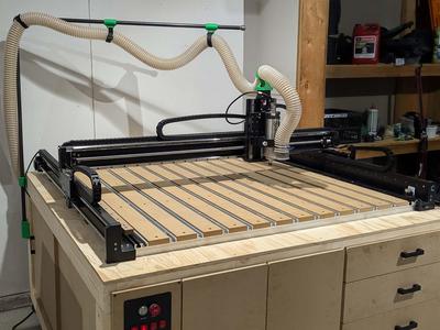DIY Swing Arm for CNC Dust Collection (Shapeoko)