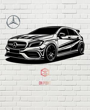 MERCEDES A45 AMG - 2D WALL ART #1