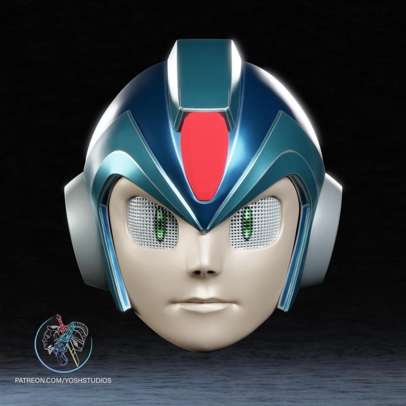 Mega Man Helmet 3D Printer File STL