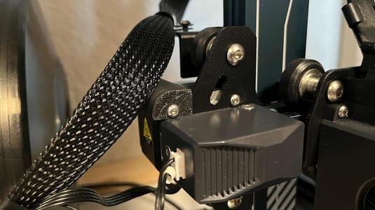 Elegoo Neptune 3 Pro X-axis cable protection