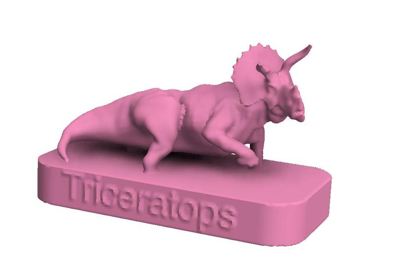 Prehistoric Prints: The Dino Collection – Triceratops 