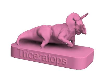 Prehistoric Prints: The Dino Collection – Triceratops 