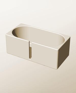 CX96-80-SB Stacking slotted module bin for modern home decor