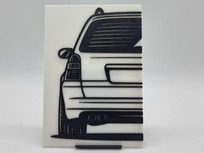 2D Wall Art Opel Vectra B i500 Estate