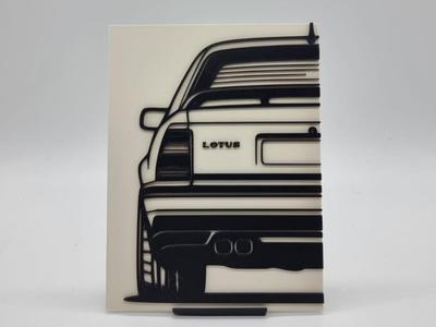 2D Wall Art Opel Omega A Lotus