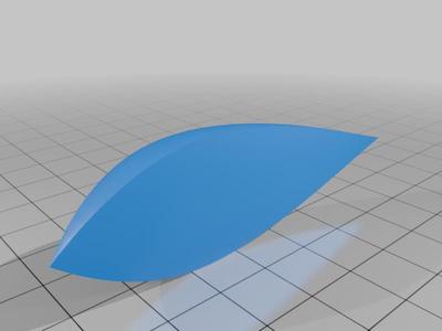 Canopy for Foamboard Plane