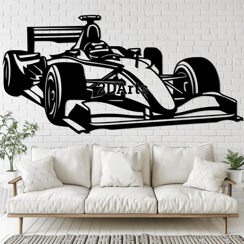 Formula 1 Racing Car 2D Wall Art/Window Art