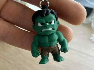 Hulk Keychain Chibby Style