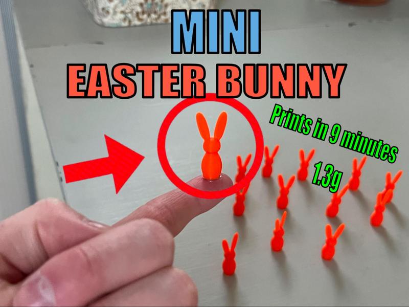 Mini Easter bunny - Fast Print 
