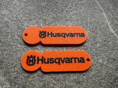Husqvarna Keychain and Shopping Cart Chip