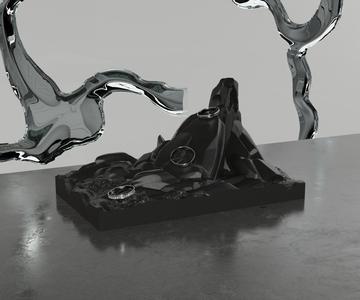 Eclipse Ring Mountain – Sculptural Ring Holder