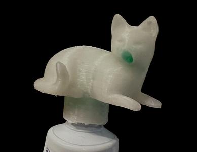 Cat toothpaste dispenser Crest
