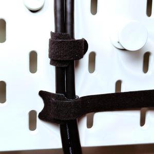 Ikea SKÅDIS Pegboard velcro cable tie mount