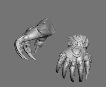 Gauntlets, Hands, and Guns
