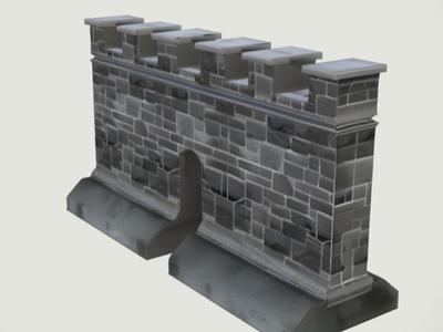 Stone Fortress wall section