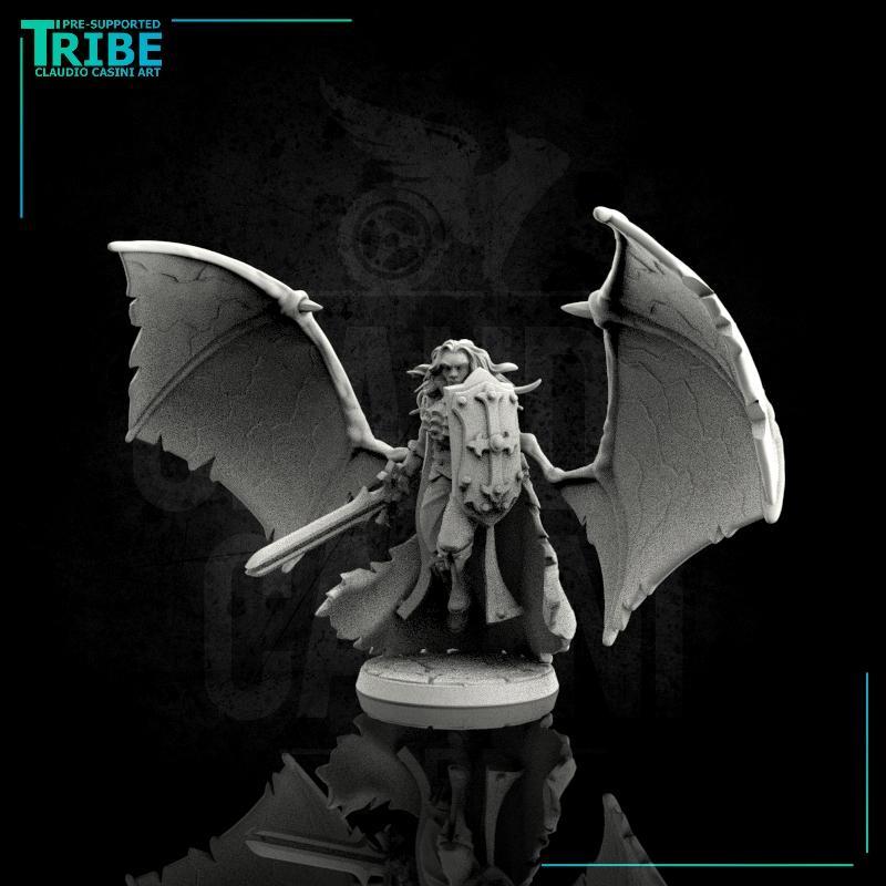 (0064) Male vampire Lord with sword