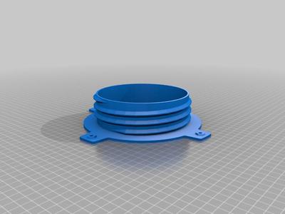 150 mm flex duct flange (inverted winding)