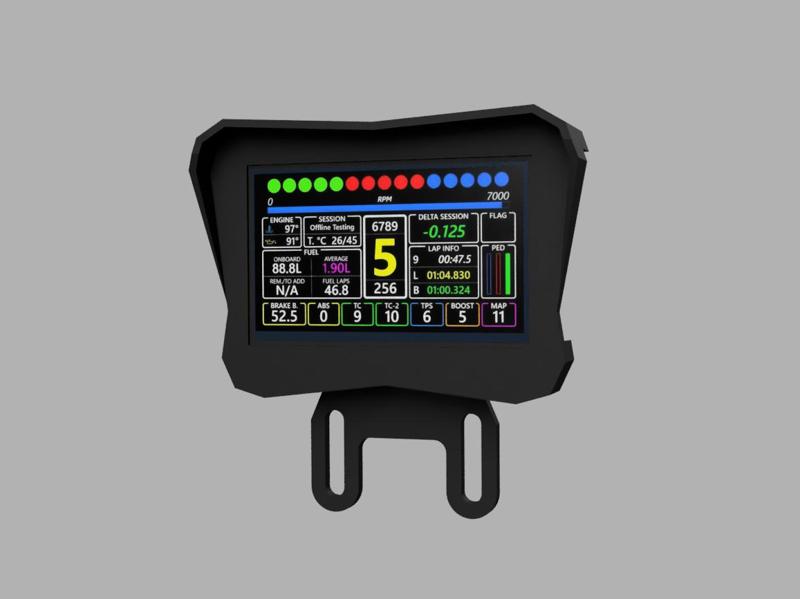 Dashboard per diplay Simracing 5”