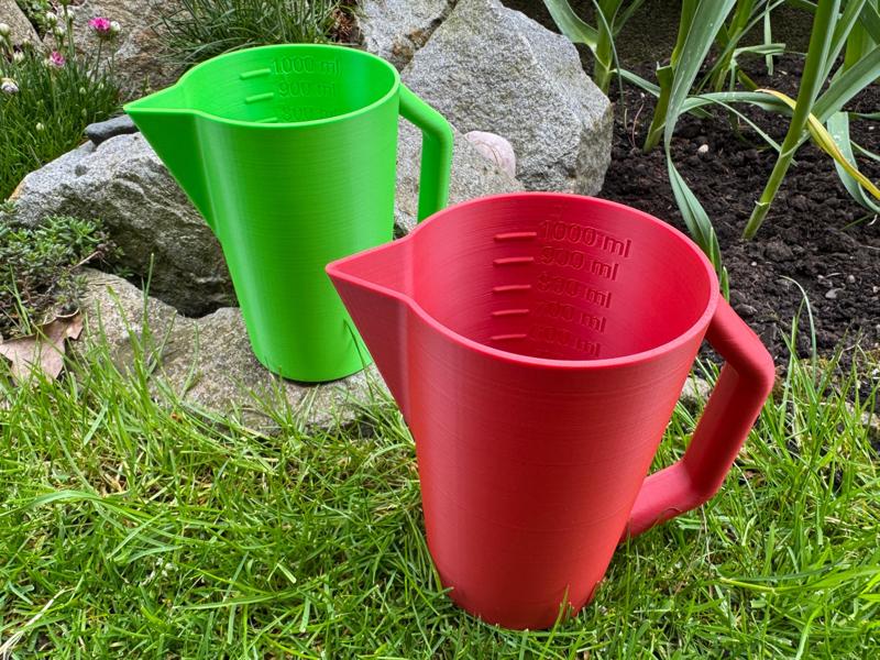 Measuring cup, beaker 500-1000ml, liter without support