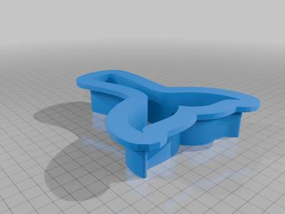 Whale Tail Cookie Cutter