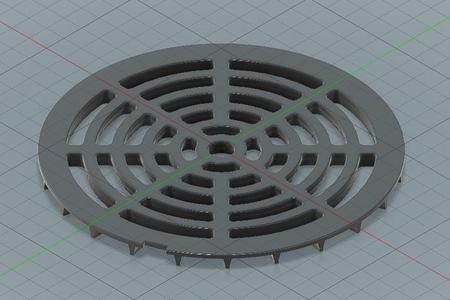 Grille de douche