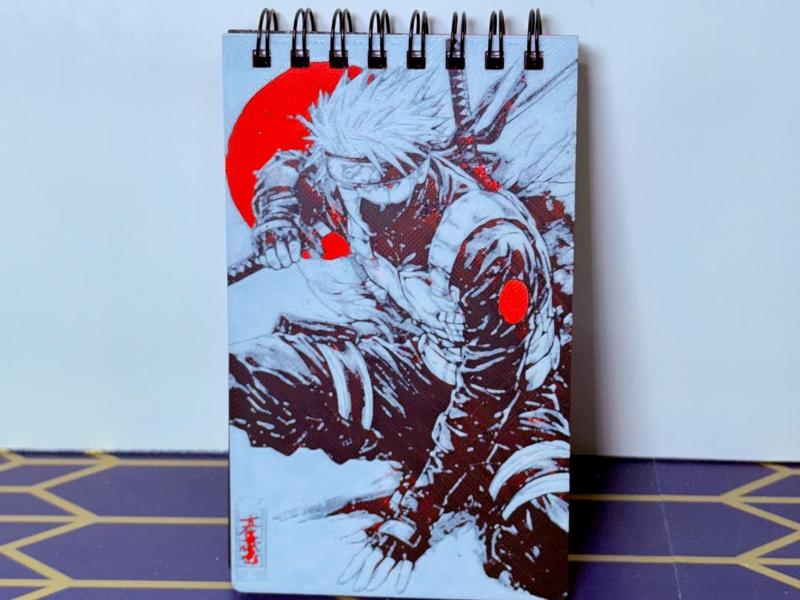 Kakashi Small Hueforge Notepad Cover - Naruto