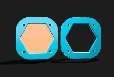 Baja Designs S1 light bezel