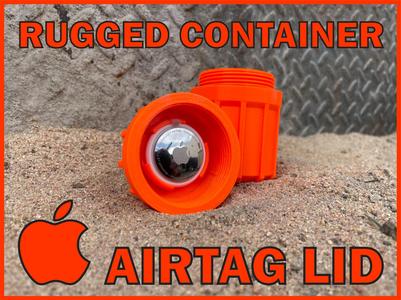 Rugged Container Apple AirTag Lid