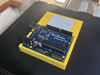 Arduino Uno Mini Breadboard Holder